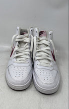 Load image into Gallery viewer, Nike Kids Court Borough Mid 2 White Red Pink Lace-Up Sneaker Shoes Size 6.5Y
