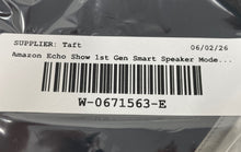 Load image into Gallery viewer, Amazon Echo Show 1st Gen Model MW46WB Black Smart Speaker Not Tested
