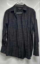 Load image into Gallery viewer, Beverly Hills Polo Club Mens Black Long Sleeve Casual Button-Up Shirt Size M

