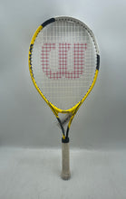 Load image into Gallery viewer, Wilson US Open 25 Junior Yellow Black White Tennis Racquet With Grip Handle
