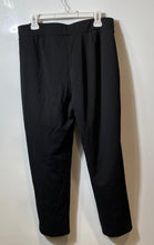 Load image into Gallery viewer, NYCC New York Clothing Co. Womens Black Flat Front Belted Ankle Pants Size 16
