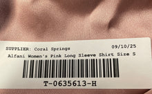 Load image into Gallery viewer, Alfani Womens Pink Pockets Collared Long Sleeve Button-Up Shirt Size S
