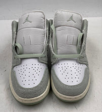 Load image into Gallery viewer, Authentic Nike Boys Air Jordan 1 Low SE FN9137 White Green Sneaker Shoes Sz 4.5Y
