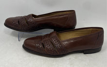 Load image into Gallery viewer, Stanley Blacker Mens Brown Leather Slip-On Casual Loafer Shoes Size 10
