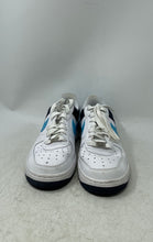 Load image into Gallery viewer, Nike Kids Air Force 1 Low 314192-135 White Blue Lace-Up Sneaker Shoes Size 5.5Y
