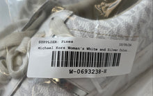 Load image into Gallery viewer, Michael Kors Womens Irving White And Silver Color Sneaker Shoes Size 9M
