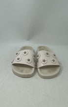 Load image into Gallery viewer, Kate Spade New York Womens White Spring Flower Embellished Slide Sandals Size 9B
