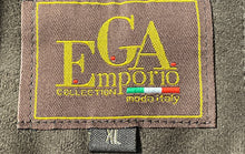 Load image into Gallery viewer, Emporia Collection Womens Brown Suede Long Sleeve Collared Belted Jacket Size XL
