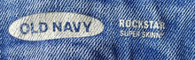 Load image into Gallery viewer, Old Navy Womens Rockstar Blue Medium Wash Denim Super Skinny Jeans Size 6
