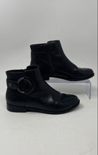 Load image into Gallery viewer, Alfani Womens Avvia 10003187000 Black Leather Side Zip Ankle Booties Size 6M

