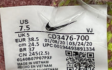 Load image into Gallery viewer, Nike Womens Space Hippie 04 CD3476-700 Multicolor Lace-Up Sneaker Shoes Size 7.5
