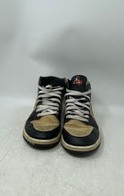 Load image into Gallery viewer, Nike Mens Air Jordan 1 Mid DZ5329-001 Black Beige Lace-Up Sneaker Shoes Size 9
