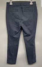 Load image into Gallery viewer, Banana Republic Womens Blue Flat Front Sloan-Fit Straight Leg Chino Pants Size 6
