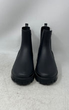 Load image into Gallery viewer, Portland Womens Black Round Toe Pull On Ankle Rain Boots Size 8

