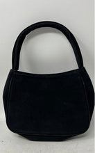 Load image into Gallery viewer, Lauren Ralph Lauren Womens Black Inner Pocket Magnetic Snap Hobo Handbag
