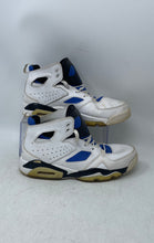 Load image into Gallery viewer, Nike Mens Jordan Flight Club 91 White Black &amp; Blue Sneakers Shoes Sz 8
