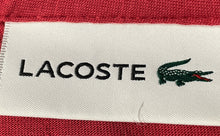 Load image into Gallery viewer, Lacoste Mens Red Pima Cotton Short Sleeve Regular Fit Pullover T-Shirt Size M
