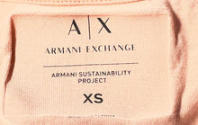 Load image into Gallery viewer, Armani Exchange Womens Pink Short Sleeve Pullover T-Shirt Size XS
