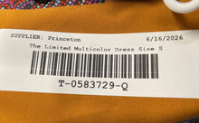 Load image into Gallery viewer, The Limited Womens Multicolor Paisley Round Neck Long Sleeve Shift Dress Size S
