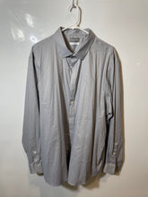 Load image into Gallery viewer, Michael Kors Mens Gray Airsoft Eco Slim Fit Long Sleeve Dress Shirt Size 2XL
