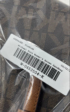 Load image into Gallery viewer, Michael Kors Womens Jet Set Travel Brown Signature Print Double Handle Tote Bag
