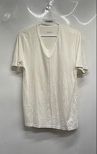 Load image into Gallery viewer, Hugo Boss Mens Beige Cotton Short Sleeve V-Neck Pullover T-Shirt Size Medium
