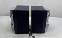 Load image into Gallery viewer, Set Of 2 Sony SS-RG440 Silver Black 3-Way Wired Bookshelf Speakers Not Tested
