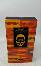 Load image into Gallery viewer, Frcolor Orange Mustache Pattern Personal Care Beard Grooming Kit 30ML
