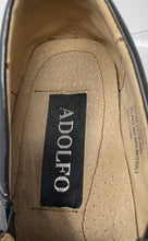 Load image into Gallery viewer, Adolfo Mens Black Regal Leather Slip-On Loafer Shoes Size 10
