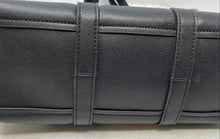 Load image into Gallery viewer, Unbranded Womens Black Leather Fancy Slim Double Strap Tote Handbag
