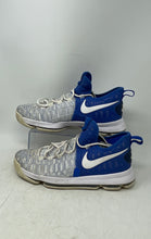Load image into Gallery viewer, Nike Mens KD 9 843392-411 Blue White Lace-Up Basketball Sneaker Shoes Size 11
