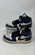Load image into Gallery viewer, Nike Boys Air Jordan 1 High FD1412-401 White Blue Lace-Up Sneakers Shoes Sz 2.5Y
