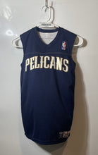 Load image into Gallery viewer, Alleson Athletic Unisex Kids Navy Blue NBA New Orleans Pelicans #1 Jersey Size S
