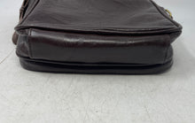 Load image into Gallery viewer, RBL Inc. Womens Brown Leather Adjustable Strap Zip Top Lined Crossbody Bag

