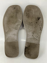 Load image into Gallery viewer, Authentic Tory Burch Womens Gray Slide Sandals Size 7M Worn Dirty Damaged
