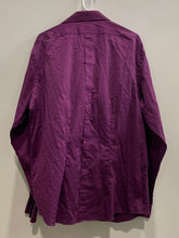 Load image into Gallery viewer, Geoffrey Beene Mens Purple Collared Long Sleeve Dress Shirt Size 17
