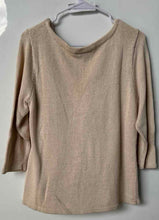 Load image into Gallery viewer, Lauren Ralph Lauren Womens Beige 3/4 Sleeve Knitted Pullover Sweater Size L
