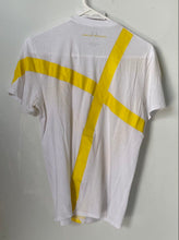 Load image into Gallery viewer, Armani Exchange Mens White Yellow Short Sleeve Pullover T-Shirt Size Small

