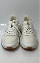Load image into Gallery viewer, Zara Womens White Leather Low Top Lace-Up Sneaker Shoes Size EUR 39
