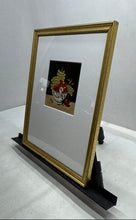 Load image into Gallery viewer, Bowl Filled With Red And Yellow Fruits Wall Decor Art Print Signed By Som Framed
