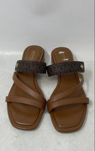 Load image into Gallery viewer, Michael Kors Womens Brown Open Toe Slip-On Slide Sandals Size 6.5M
