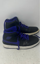 Load image into Gallery viewer, Nike Mens Air Jordan 1 Retro 86 644490-014 Black Purple Sneaker Shoes Size 9

