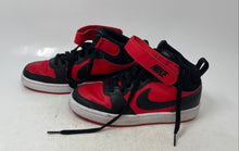 Load image into Gallery viewer, Nike Kids Court Borough Mid 2 CD7782-602 Red Black Sneaker Shoes Size 4.5Y
