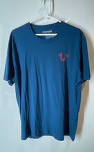 Load image into Gallery viewer, True Religion Mens Blue Short Sleeve Round Neck Pullover T-Shirt Size XL

