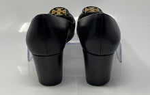 Load image into Gallery viewer, Authentic Tory Burch Womens Chelsea Black Wedge Pump Heels Size 8.5M Damaged
