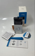 Load image into Gallery viewer, Ring Black Silver Home Appliance Video Doorbell With Manual In Box Not Tested
