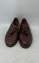 Load image into Gallery viewer, Carlo Morandi Mens Brown Leather Lace-Up Cap Toe Derby Dress Shoes Size 9.5
