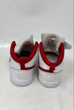 Load image into Gallery viewer, Nike Kids Sky Jordan 1 BQ7196-103 White Red Mid Top Sneaker Shoes Size 9C
