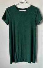 Load image into Gallery viewer, Forever 21 Womens Green Short Sleeve Round Neck Pullover T-Shirt Dress Size S
