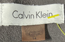 Load image into Gallery viewer, Calvin Klein Womens Black Sleeveless Knee Length Back Zip Sheath Dress Size 14
